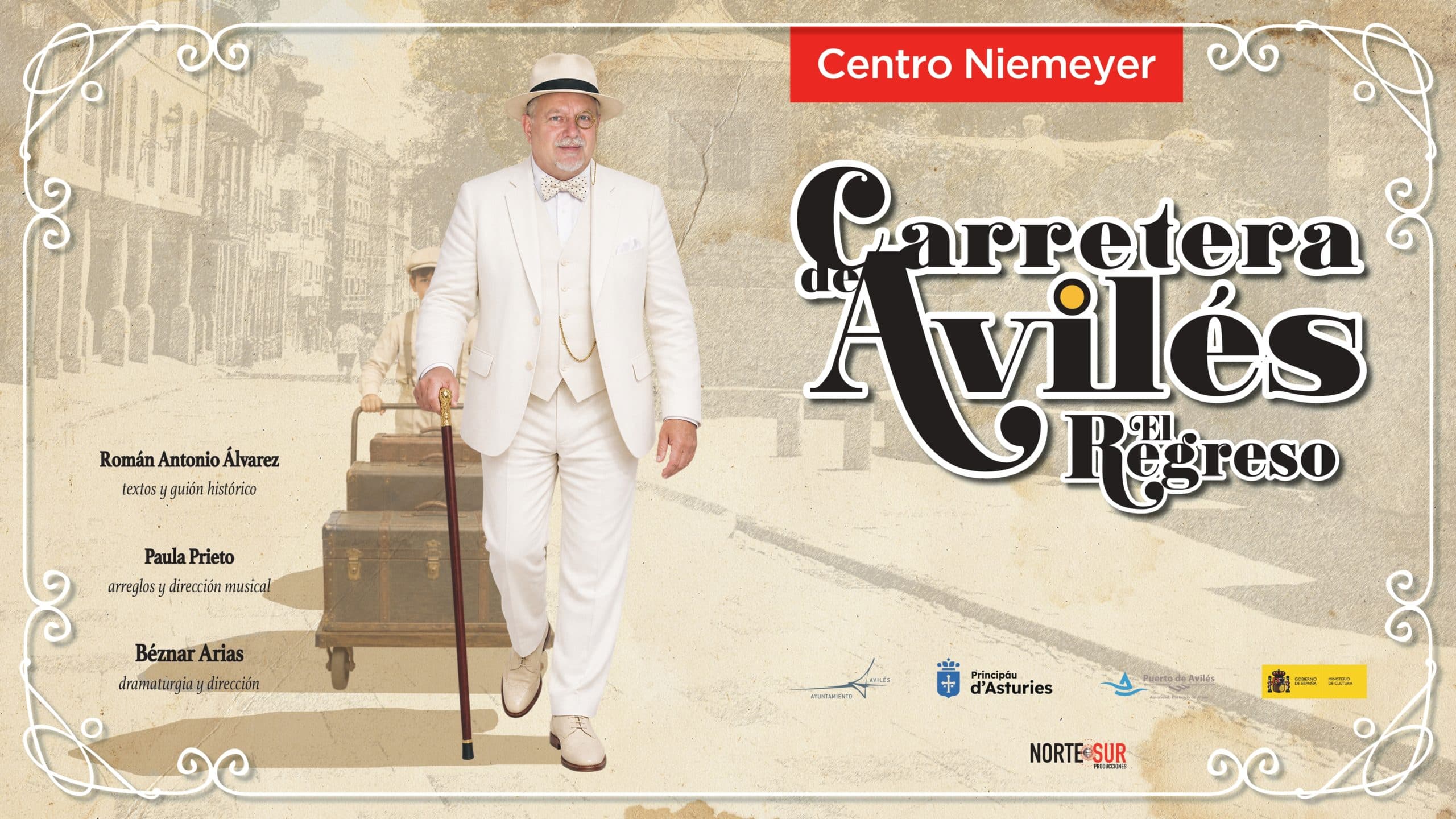 Cartel: Zarzuela: Carretera de Avilés: «El regreso»